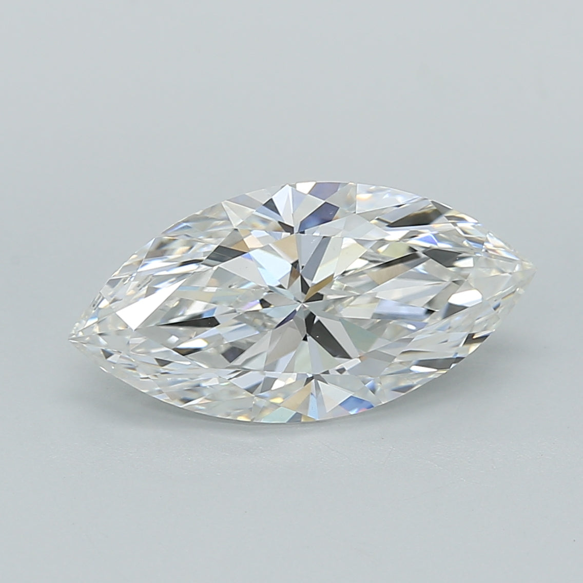2.55 Carat Marquise Shaped, Ideal Cut, F Color, VVS2 Clarity, IGI Certified Lab Grown Diamond