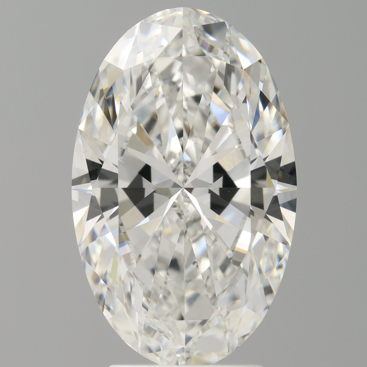 4.06 Carat Oval Shaped, Ideal Cut, E Color, VVS2 Clarity, IGI Certified Lab Grown Diamond