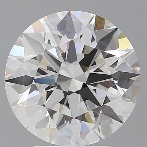 4.02 Carat Round Shaped, Ideal Cut, E Color, VVS2 Clarity, IGI Certified Lab Grown Diamond