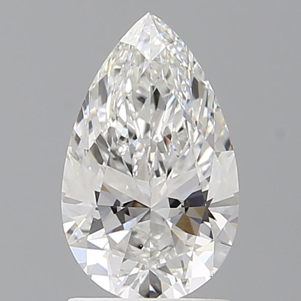 1.56 Carat Pear Shaped, Ideal Cut, E Color, VVS2 Clarity, IGI Certified Lab Grown Diamond