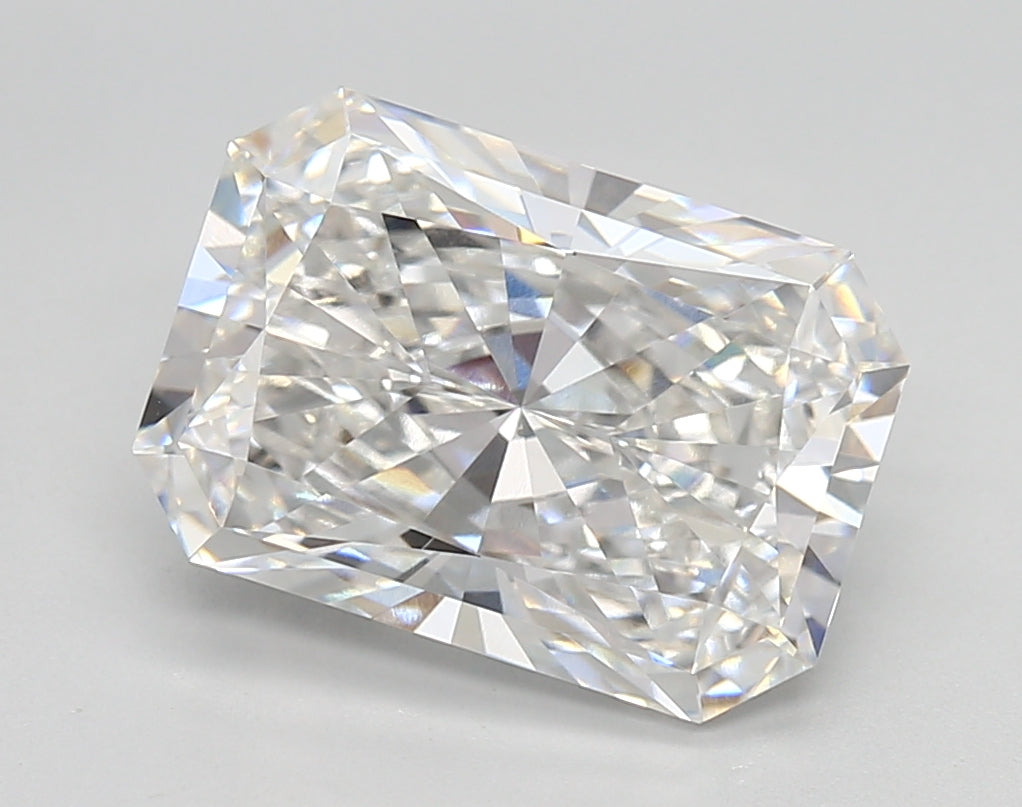 4.21 Carat Radiant Shaped, Very Good Cut, E Color, VVS1 Clarity, IGI Certified Lab Grown Diamond