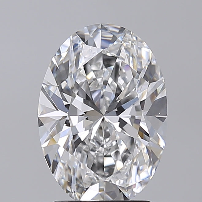 2.47 Carat Oval Shaped, Very Good Cut, D Color, VS1 Clarity, IGI Certified Lab Grown Diamond
