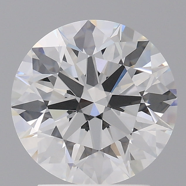 2.53 Carat Round Shaped, Ideal Cut, E Color, VVS2 Clarity, IGI Certified Lab Grown Diamond