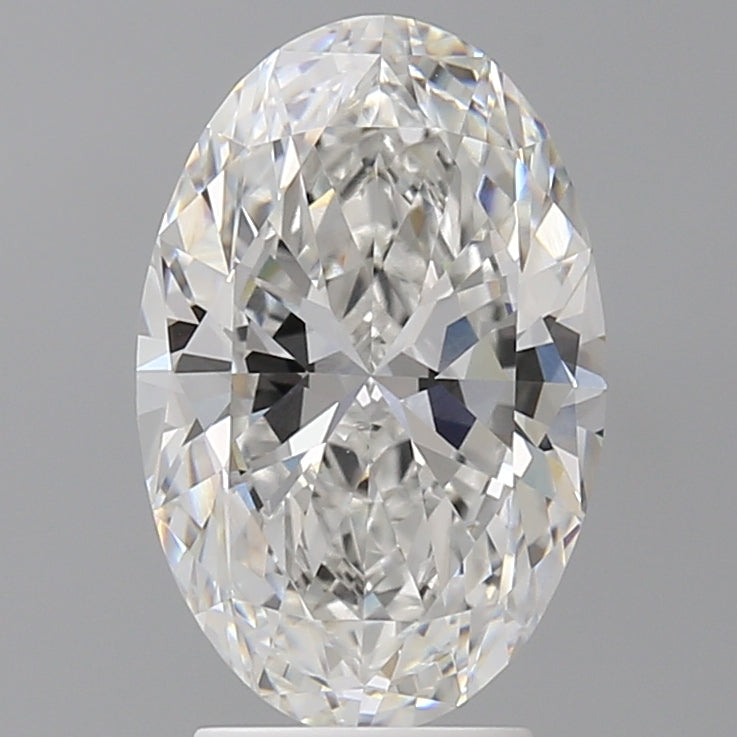 3.60 Carat Oval Shaped, Ideal Cut, E Color, VVS2 Clarity, IGI Certified Lab Grown Diamond