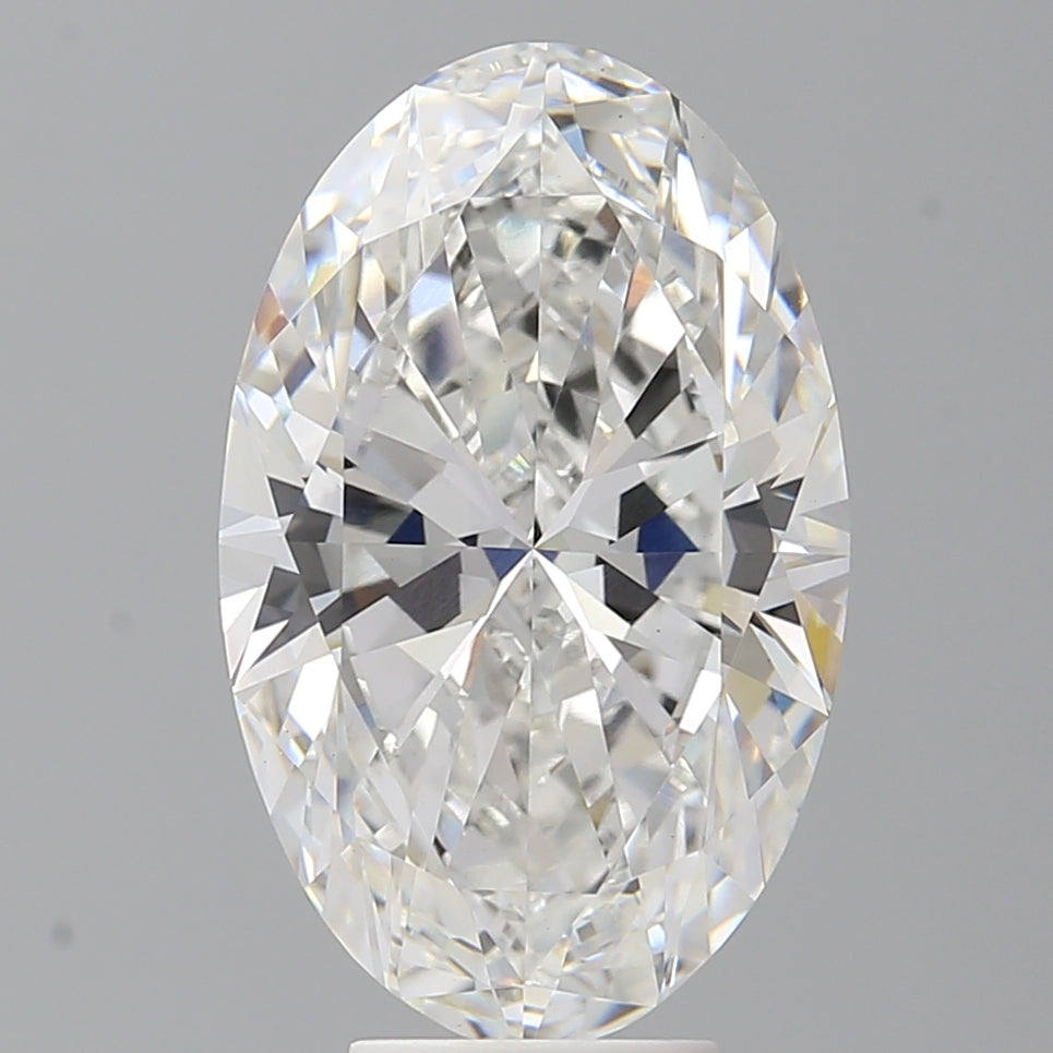 6.60 Carat Oval Shaped, Ideal Cut, F Color, VVS2 Clarity, IGI Certified Lab Grown Diamond