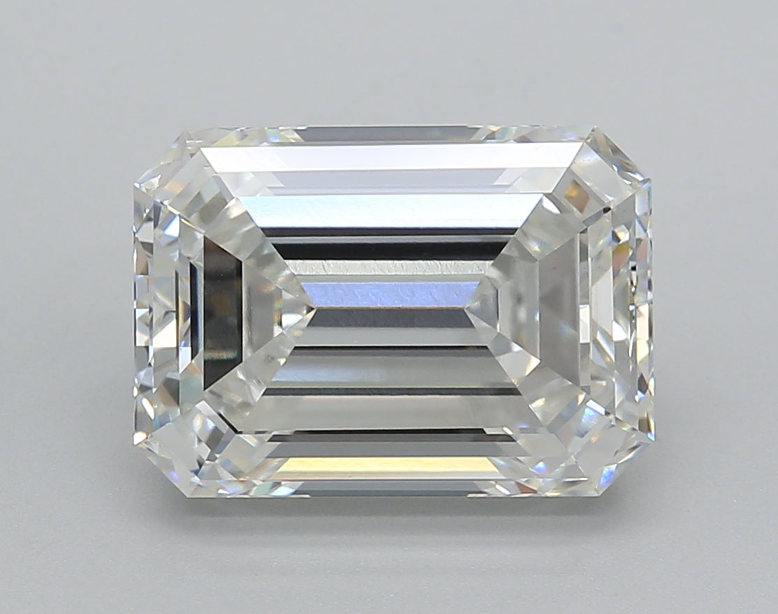 5.02 Carat Emerald Shaped, Very Good Cut, G Color, VVS2 Clarity, IGI Certified Lab Grown Diamond
