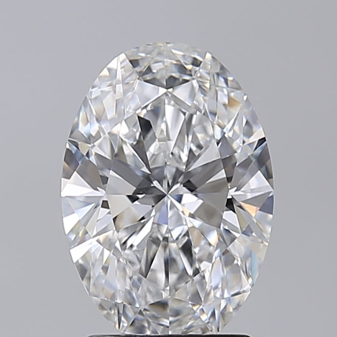 2.22 Carat Oval Shaped, Excellent Cut, E Color, VVS2 Clarity, IGI Certified Lab Grown Diamond