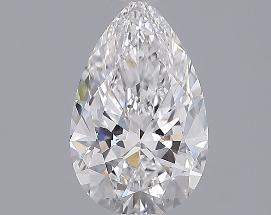1.50 Carat Pear Shaped, Ideal Cut, D Color, VVS2 Clarity, IGI Certified Lab Grown Diamond