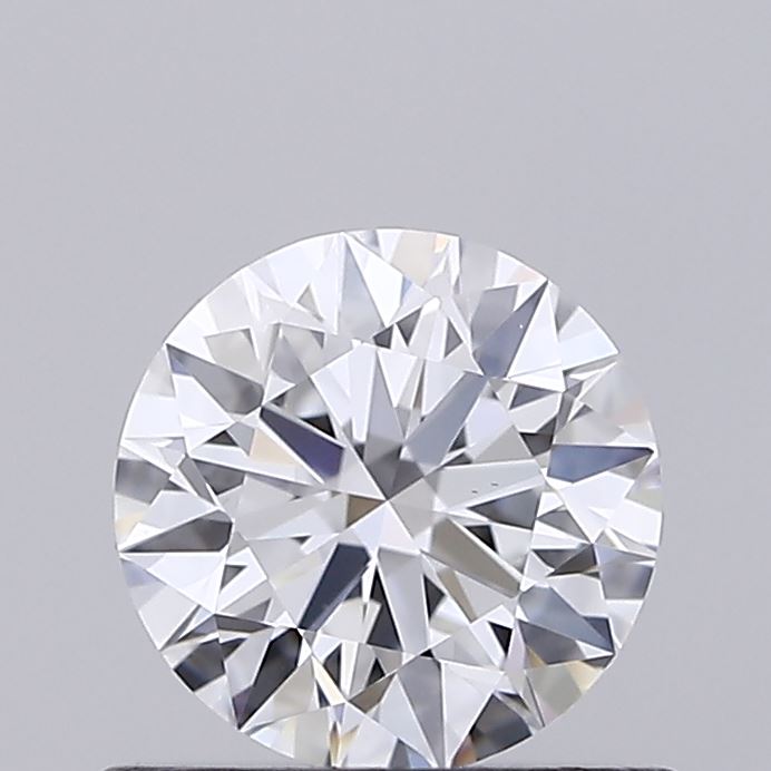 0.53 Carat Round Shaped, Ideal Cut, D Color, VS1 Clarity, IGI Certified Lab Grown Diamond
