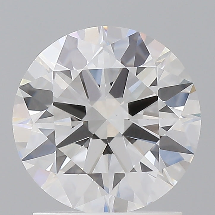 1.55 Carat Round Shaped, Ideal Cut, D Color, VVS2 Clarity, IGI Certified Lab Grown Diamond