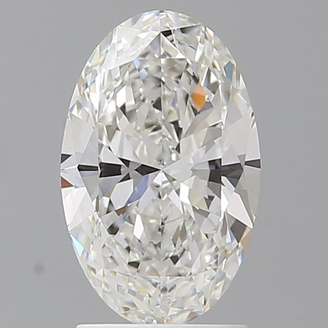 2.10 Carat Oval Shaped, Ideal Cut, E Color, VVS2 Clarity, IGI Certified Lab Grown Diamond