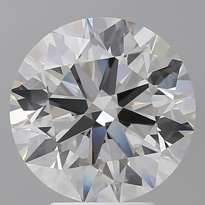4.57 Carat Round Shaped, Ideal Cut, E Color, VVS2 Clarity, IGI Certified Lab Grown Diamond