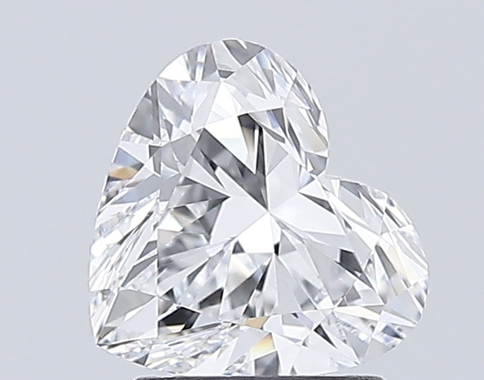 1.65 Carat Heart Shaped, Ideal Cut, D Color, VS1 Clarity, IGI Certified Lab Grown Diamond