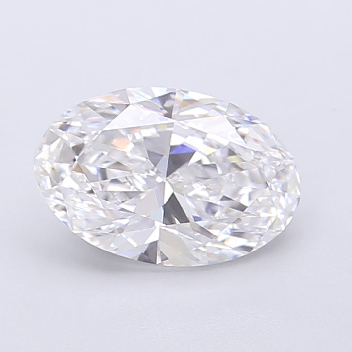 1.53 Carat Oval Shaped, Very Good Cut, D Color, VVS2 Clarity, IGI Certified Lab Grown Diamond