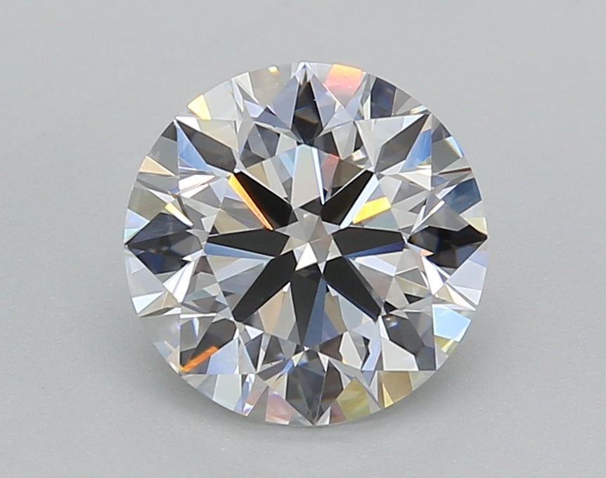 2.01 Carat Round Shaped, Excellent Cut, D Color, VVS2 Clarity, IGI Certified Lab Grown Diamond
