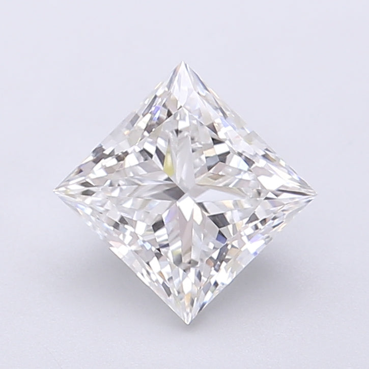 1.65 Carat Princess Shaped, Very Good Cut, E Color, VVS2 Clarity, IGI Certified Lab Grown Diamond
