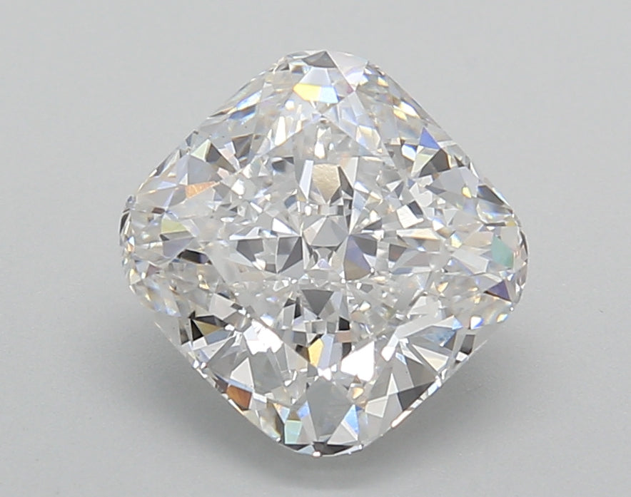 2.52 Carat Cushion Shaped, Very Good Cut, D Color, VS1 Clarity, IGI Certified Lab Grown Diamond