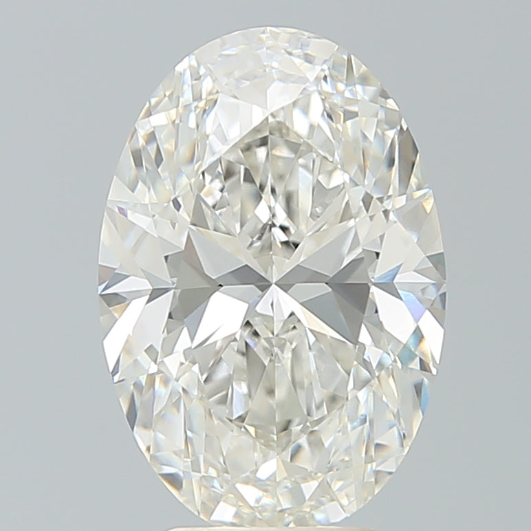 4.45 Carat Oval Shaped, Ideal Cut, G Color, VVS2 Clarity, IGI Certified Lab Grown Diamond