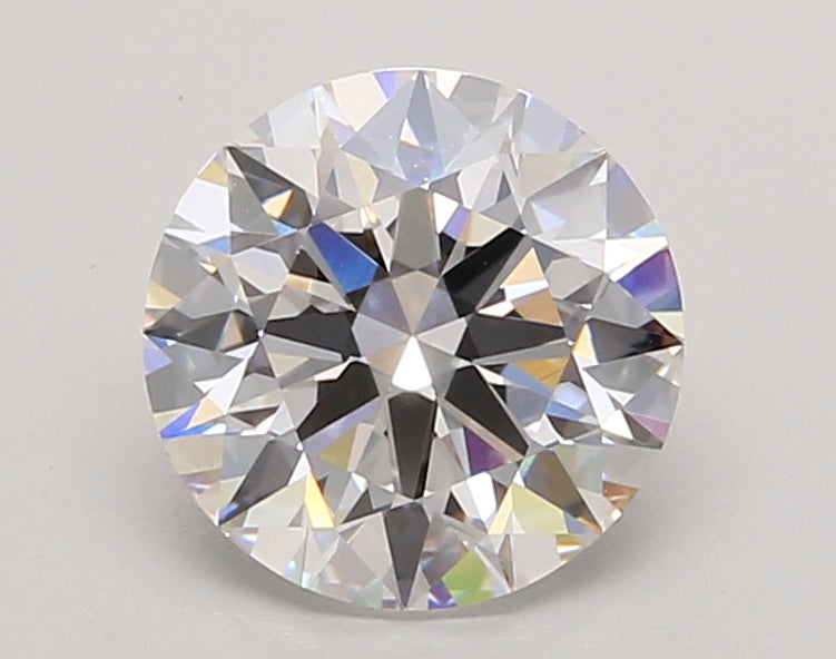 2.05 Carat Round Shaped, Ideal Cut, D Color, VVS2 Clarity, IGI Certified Lab Grown Diamond