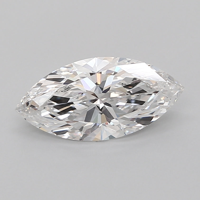 1.60 Carat Marquise Shaped, Ideal Cut, E Color, VVS2 Clarity, IGI Certified Lab Grown Diamond