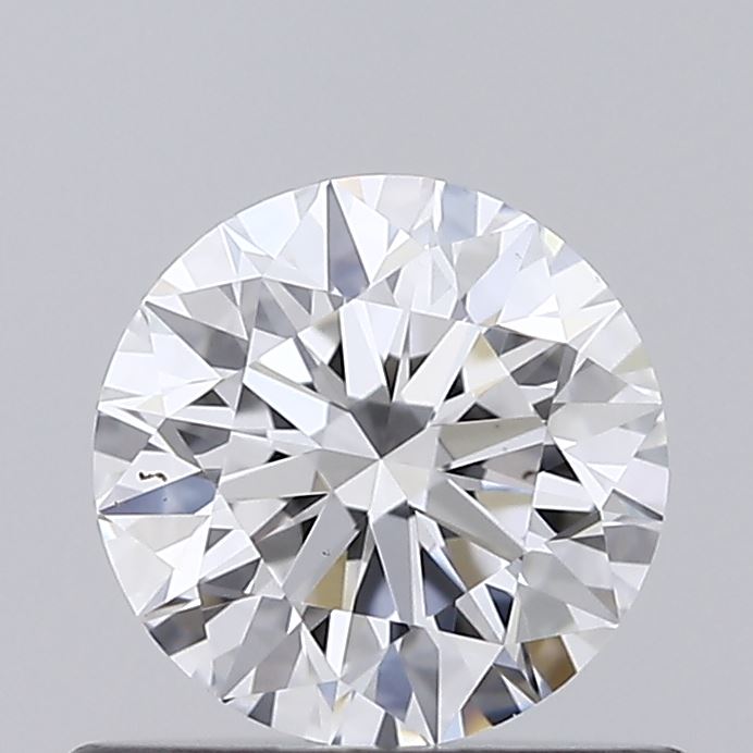 0.53 Carat Round Shaped, Ideal Cut, D Color, VVS2 Clarity, IGI Certified Lab Grown Diamond