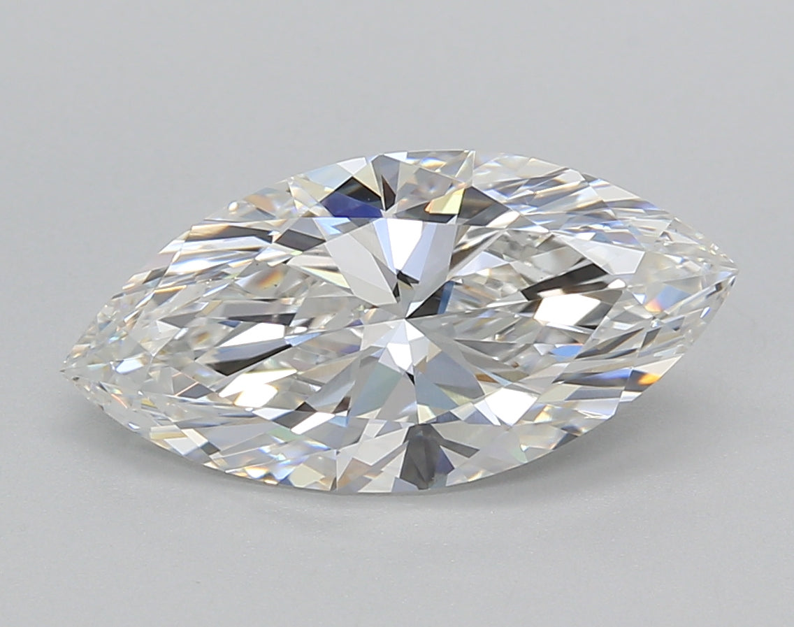 2.91 Carat Marquise Shaped, Excellent Cut, F Color, VVS2 Clarity, IGI Certified Lab Grown Diamond