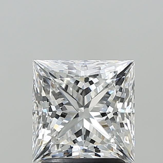 2.07 Carat Princess Shaped, Ideal Cut, E Color, VVS2 Clarity, IGI Certified Lab Grown Diamond