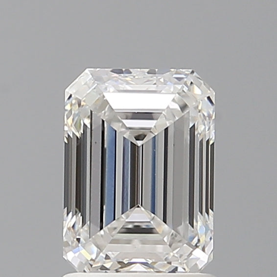 1.50 Carat Emerald Shaped, Ideal Cut, E Color, VS1 Clarity, IGI Certified Lab Grown Diamond