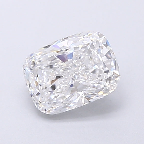 1.09 Carat Cushion Shaped, Very Good Cut, D Color, VVS2 Clarity, IGI Certified Lab Grown Diamond