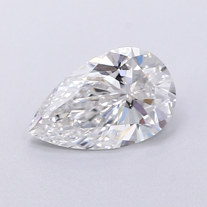 0.95 Carat Pear Shaped, Very Good Cut, D Color, VVS2 Clarity, IGI Certified Lab Grown Diamond
