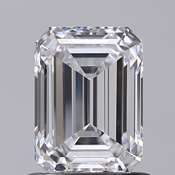 1.02 Carat Emerald Shaped, Excellent Cut, D Color, VVS2 Clarity, IGI Certified Lab Grown Diamond