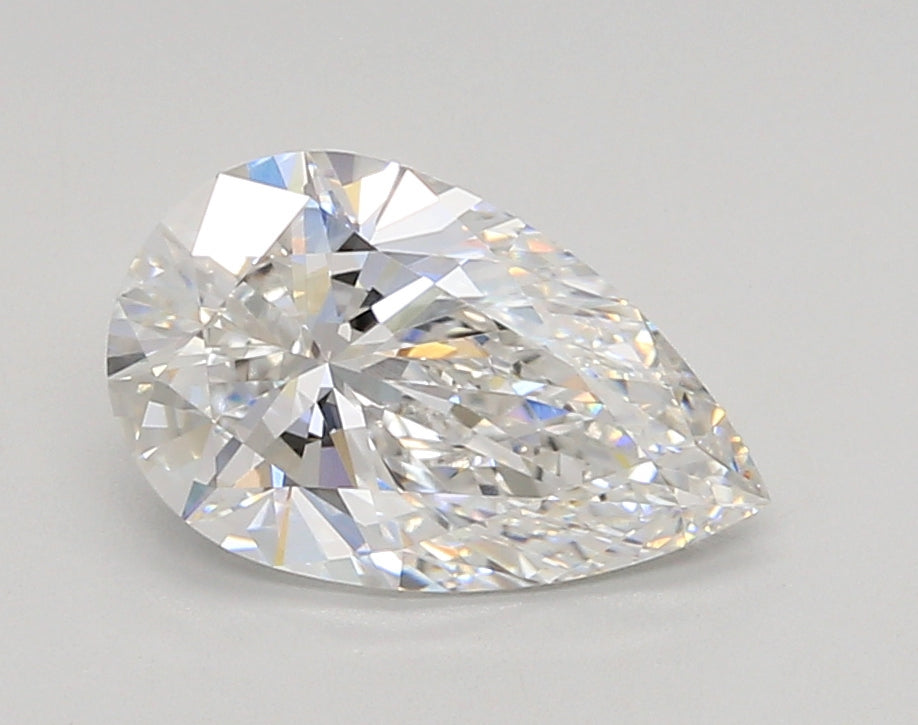 2.04 Carat Pear Shaped, Ideal Cut, E Color, VVS1 Clarity, IGI Certified Lab Grown Diamond