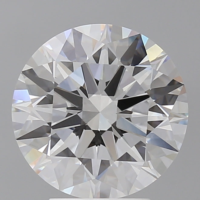 4.10 Carat Round Shaped, Ideal Cut, E Color, VVS2 Clarity, IGI Certified Lab Grown Diamond