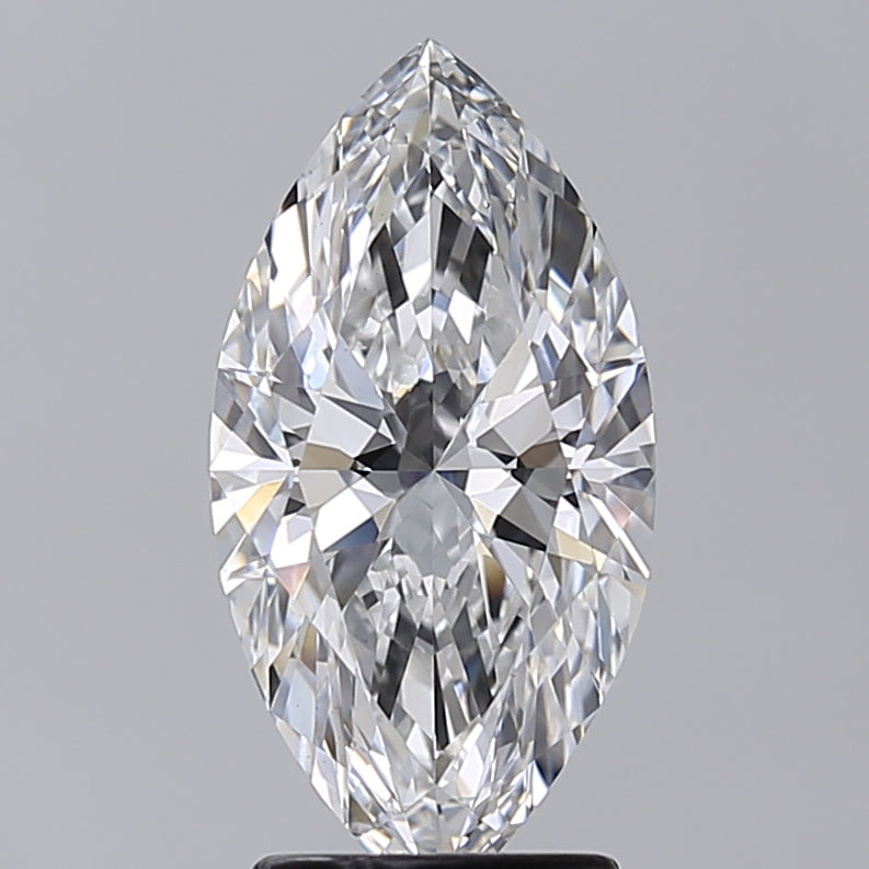 2.50 Carat Marquise Shaped, Excellent Cut, E Color, VVS2 Clarity, IGI Certified Lab Grown Diamond