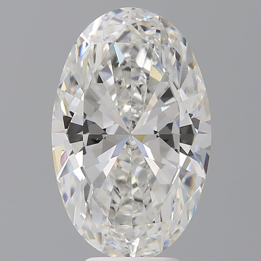 5.60 Carat Oval Shaped, Ideal Cut, F Color, VVS2 Clarity, IGI Certified Lab Grown Diamond