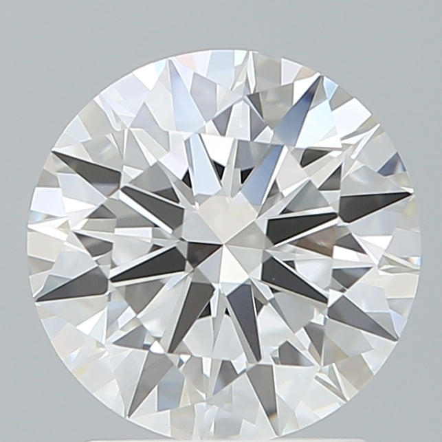 2.10 Carat Round Shaped, Ideal Cut, E Color, VVS2 Clarity, IGI Certified Lab Grown Diamond
