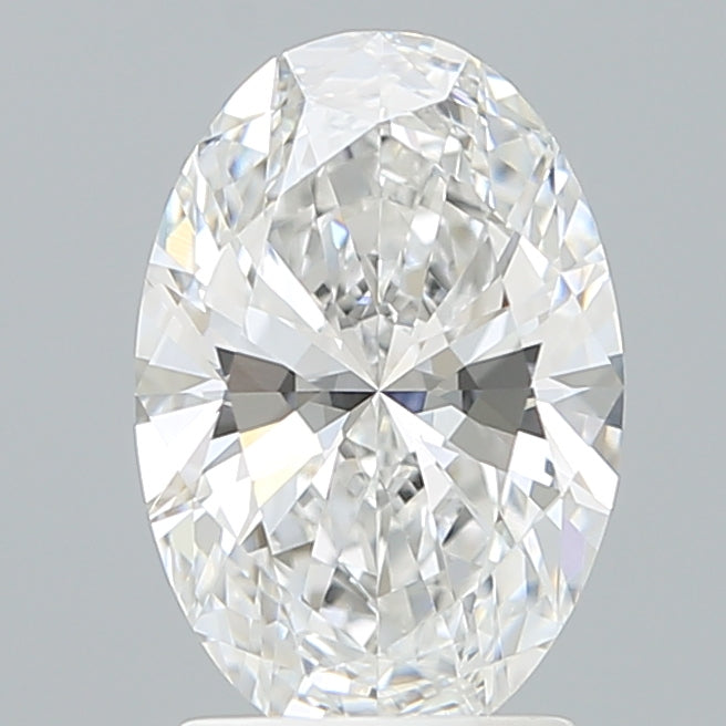 2.10 Carat Oval Shaped, Ideal Cut, E Color, VVS1 Clarity, IGI Certified Lab Grown Diamond