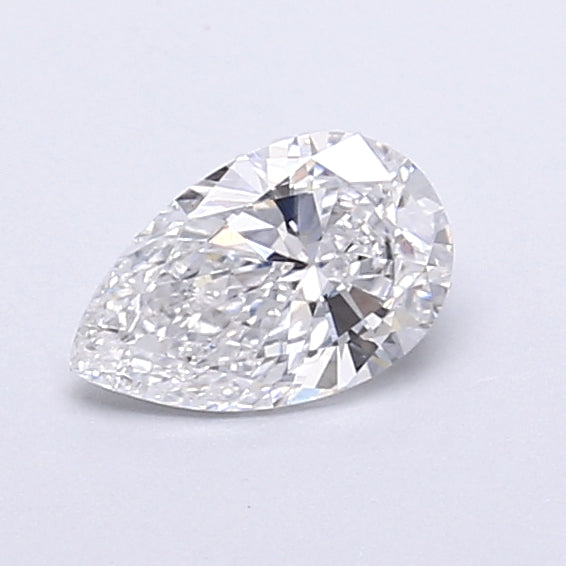 0.73 Carat Pear Shaped, Very Good Cut, D Color, VS2 Clarity, IGI Certified Lab Grown Diamond