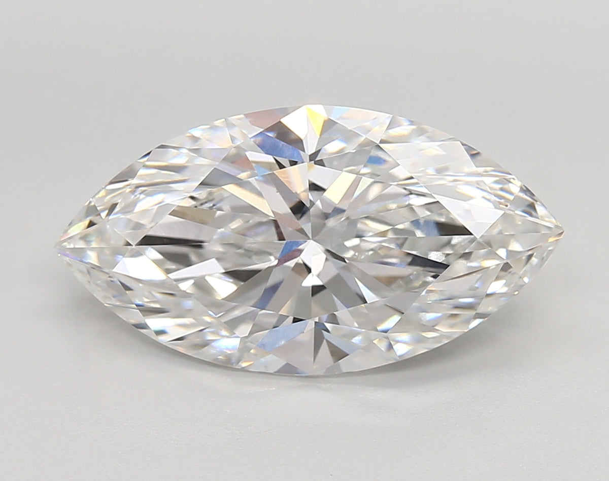 4.39 Carat Marquise Shaped, Very Good Cut, E Color, VS1 Clarity, IGI Certified Lab Grown Diamond