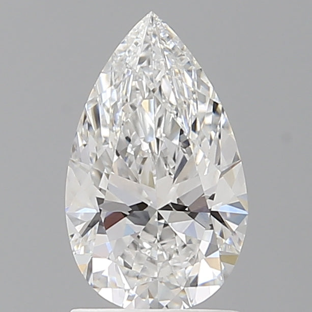 1.54 Carat Pear Shaped, Ideal Cut, E Color, VVS2 Clarity, IGI Certified Lab Grown Diamond