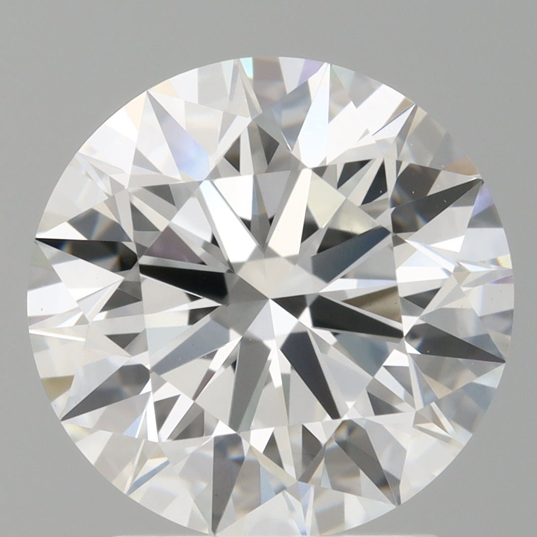 2.54 Carat Round Shaped, Ideal Cut, E Color, VVS2 Clarity, IGI Certified Lab Grown Diamond