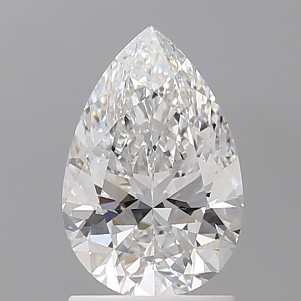 1.52 Carat Pear Shaped, Ideal Cut, E Color, VS1 Clarity, IGI Certified Lab Grown Diamond