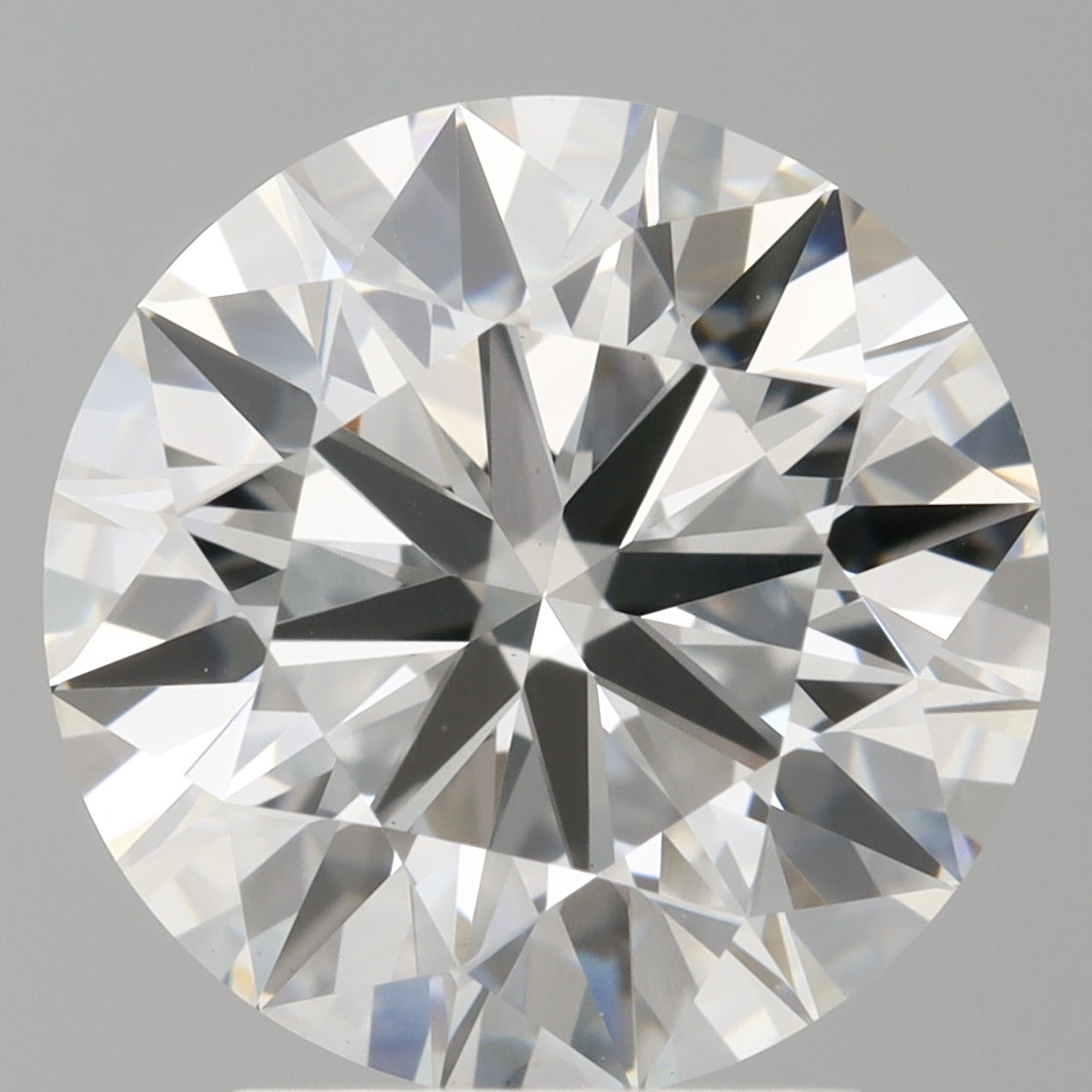 3.04 Carat Round Shaped, Ideal Cut, F Color, VVS2 Clarity, IGI Certified Lab Grown Diamond