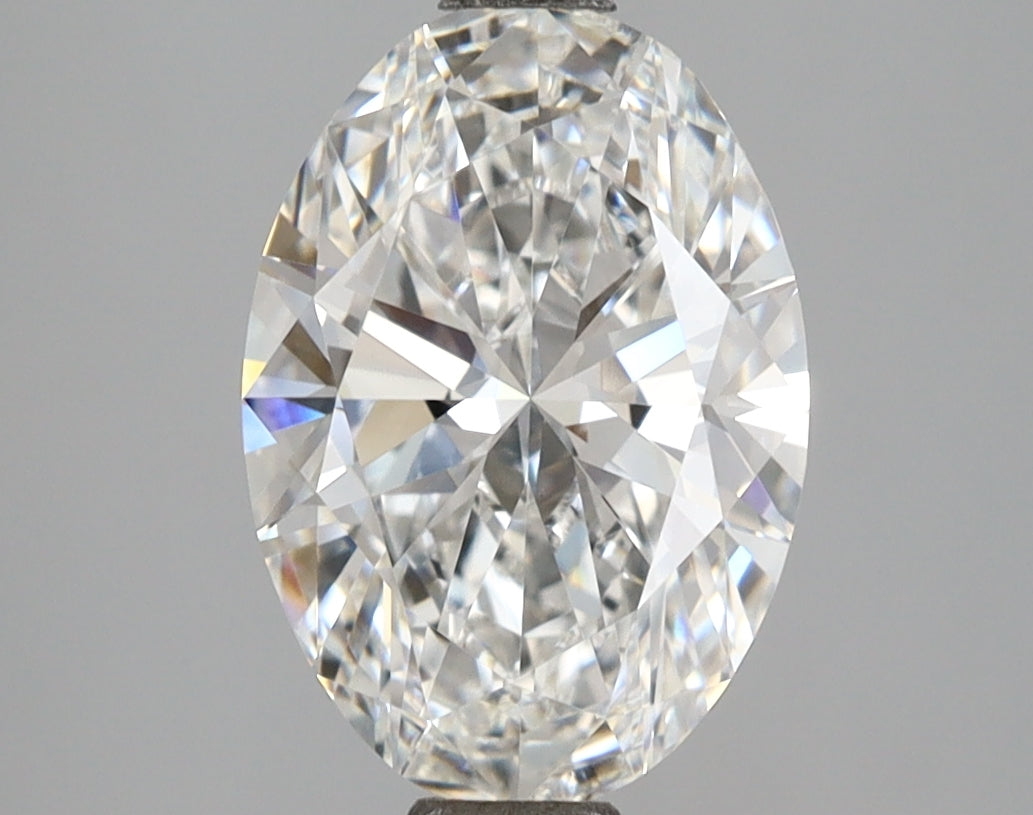 2.50 Carat Oval Shaped, Excellent Cut, E Color, VVS2 Clarity, IGI Certified Lab Grown Diamond