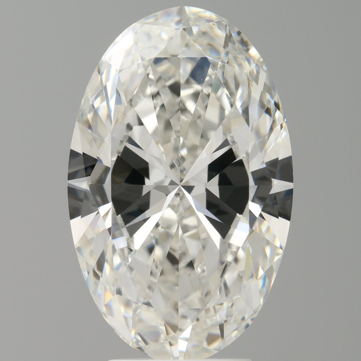 5.00 Carat Oval Shaped, Ideal Cut, F Color, VVS2 Clarity, IGI Certified Lab Grown Diamond