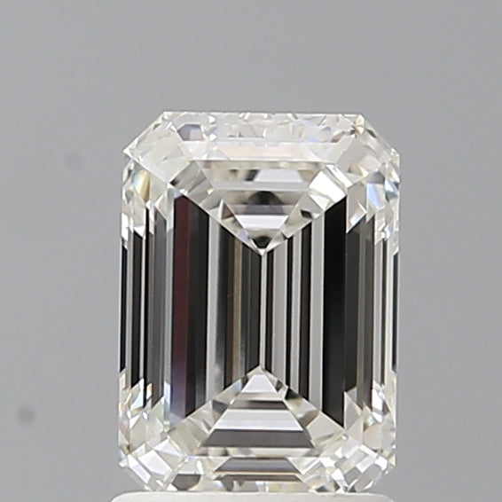 1.59 Carat Emerald Shaped, Ideal Cut, F Color, VVS2 Clarity, IGI Certified Lab Grown Diamond