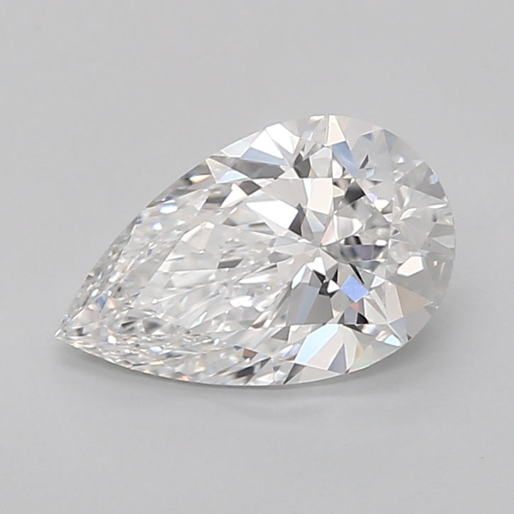 1.53 Carat Pear Shaped, Very Good Cut, D Color, VVS2 Clarity, IGI Certified Lab Grown Diamond