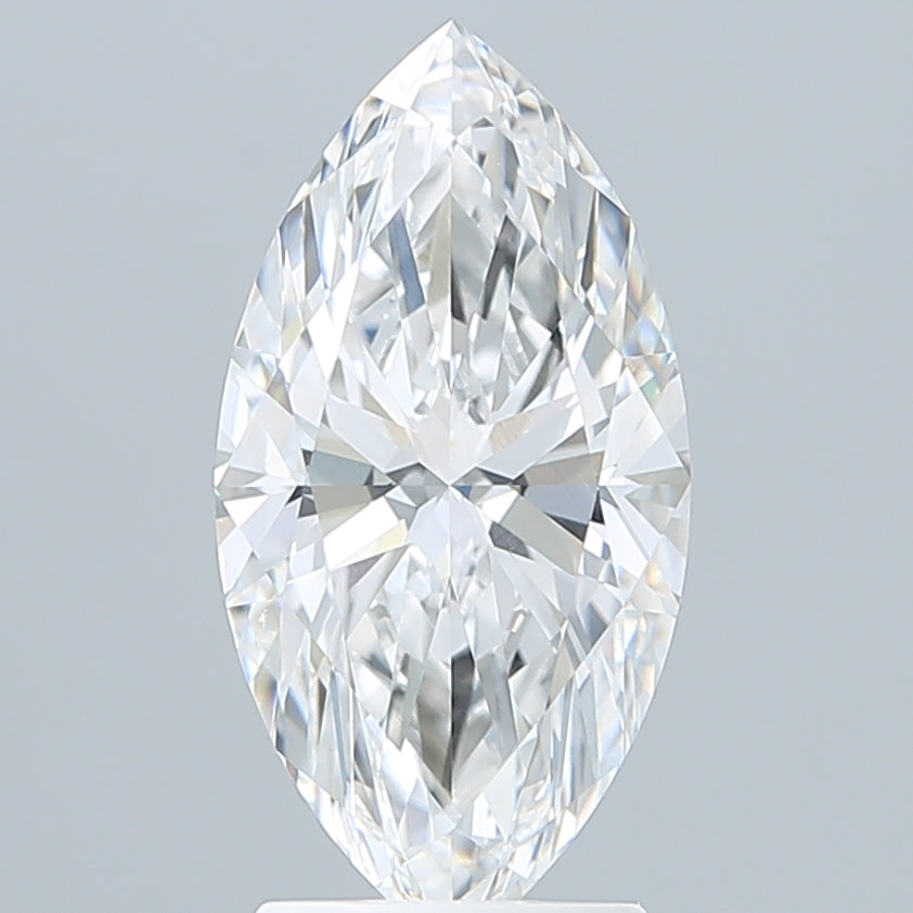 2.60 Carat Marquise Shaped, Ideal Cut, E Color, VVS2 Clarity, IGI Certified Lab Grown Diamond