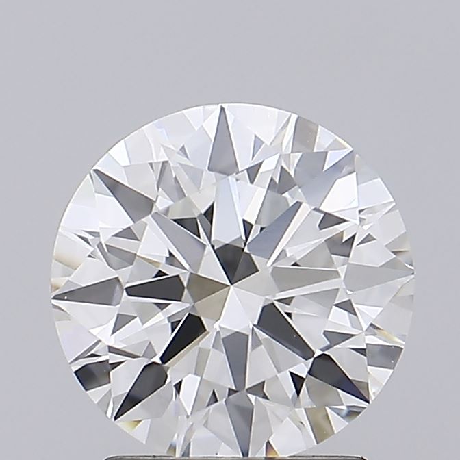 2.00 Carat Round Shaped, Excellent Cut, F Color, VS1 Clarity, IGI Certified Lab Grown Diamond