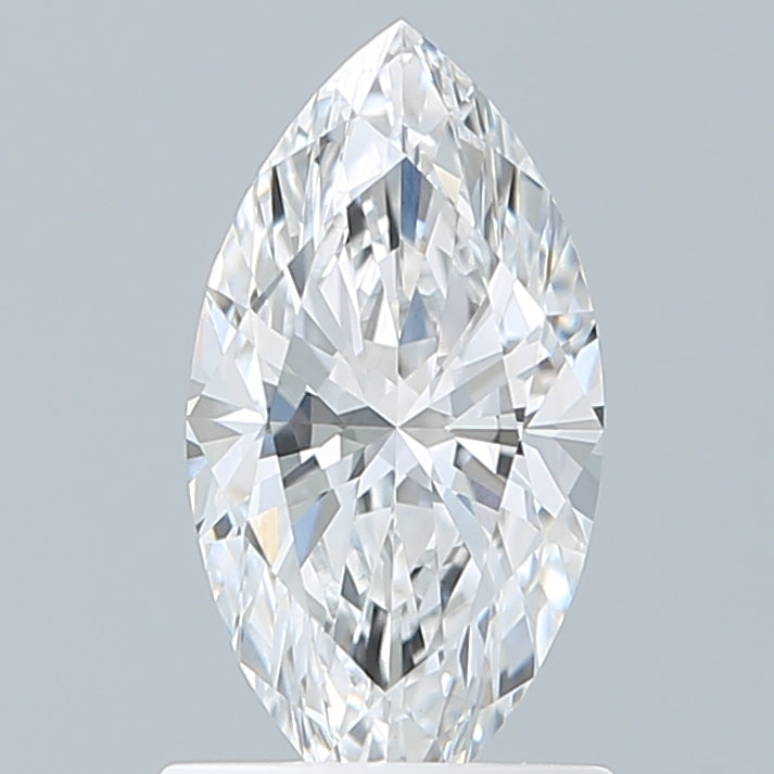1.11 Carat Marquise Shaped, Ideal Cut, D Color, VVS2 Clarity, IGI Certified Lab Grown Diamond